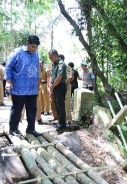 Jembatan Penghubung Sentolo–Nanggulan Amblas, Pemkab Kulon Progo Lakukan Penanganan Darurat