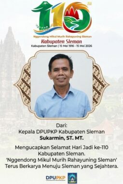 DPUPKP Sleman Jadikan HUT ke-110 Momentum Perkuat Layanan Infrastruktur